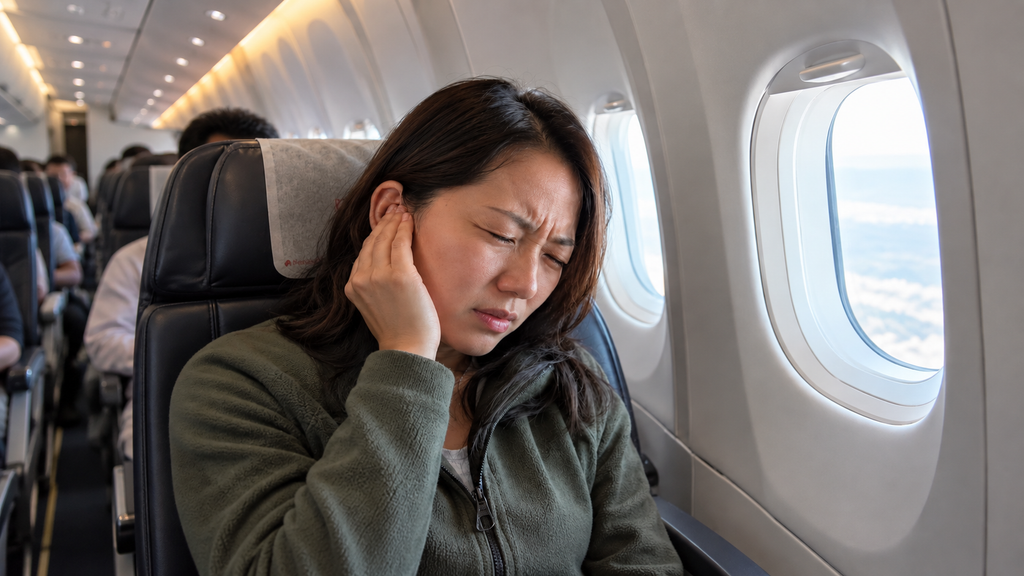 飛機不舒服