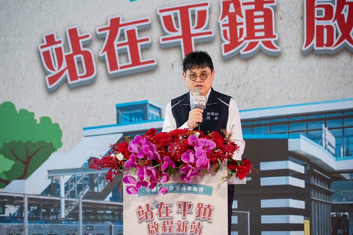 鐵道局長楊正君致詞。(交通部鐵道局提供)